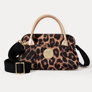 NWT Lilly Pulitzer Kerrington Top Handle Mini Bag in Leopard